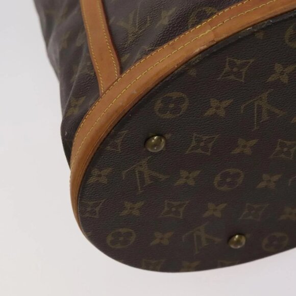 LOUIS VUITTON Monogram Bucket GM Shoulder Bag M42236 LV Auth 113189 - Picture 5 of 16